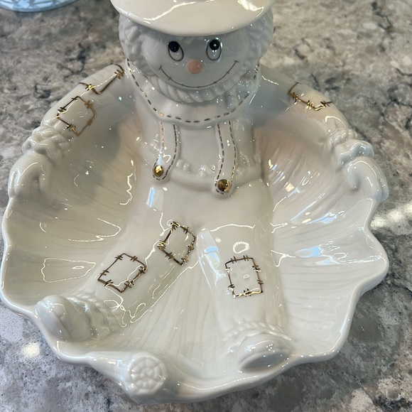 NWOT Lenox Scarecrow Halloween/Thanksgiving Candy Dish - Picture 5 of 9